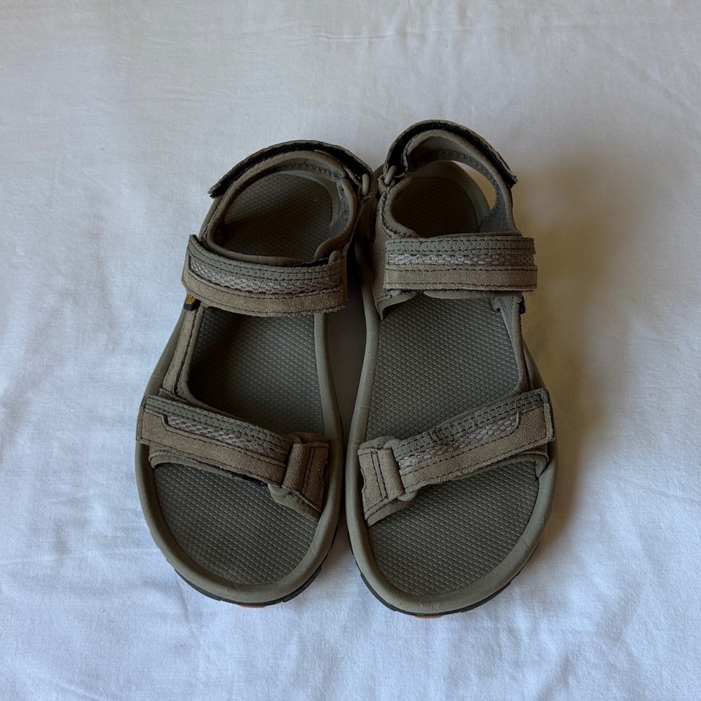 TEVA MEN HUDSON BUNGEE CORD SPORTS STAPPY LEATHER SANDALS✨✨ - Picture 3 of 7